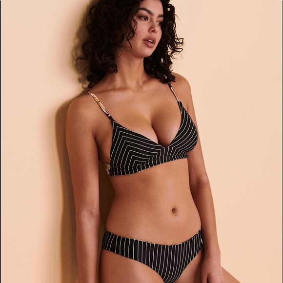 ☀️RIP CURL☀️ ON THE COAST TRI ON THE COAST REVERSIBLE CHEEKY BIKINI SET - Picture 9 of 16